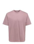 Onsfred Life Rlx Ss Tee Noos Pink ONLY & SONS