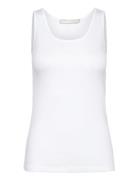 Sky Tanktop Bamboo Rib White Naja Lauf
