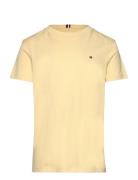 Essential Cotton Tee Ss Yellow Tommy Hilfiger