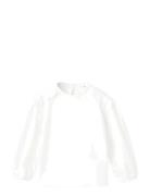 Openwork Details T-Shirt White Mango