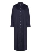 Sonia Dress Sateen Poplin Navy Naja Lauf