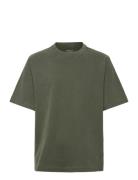 Short Sleeve Premium Heavy Weight Tee Khaki Abercrombie & Fitch