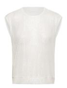 Mira Top Snow Sequin White Naja Lauf