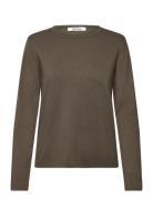 Srmarla O-Neck Knit Roll Edge Khaki Soft Rebels