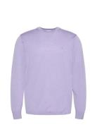 Ls 100% Merino Crew 14Gg Purple Calvin Klein