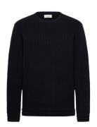 Cfkarl Crew Neck Structured Knit Black Casual Friday