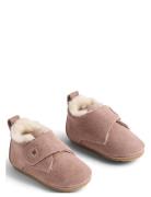 Taj Wool Indoor Shoe Pink Wheat