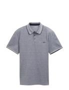 Polo With Print Grey Tom Tailor