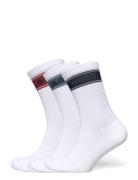 3P Qs Rib Stripe Cc White BOSS