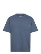 Wwbobby Pocket Tee 25220 Blue WOOD WOOD