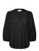 Kaenya Blouse 3/4 Sl Black Kaffe