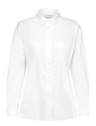 Kanellin Stretch Shirt White Kaffe