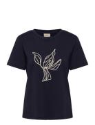 Frariella Tee 1 Navy Fransa