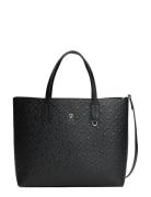Th Icon Satchel Mono Black Tommy Hilfiger