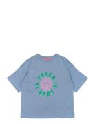 Tnpaulette Os S_S Tee Blue The New