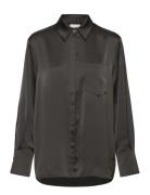 Dante6-Louda Satin Long Shirt Grey Dante6