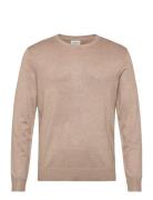 Ecovero L/S O-Neck Knit Beige Lindbergh