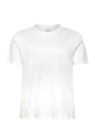 Carjen Ss Jeans Tee Jrs Noos White ONLY Carmakoma