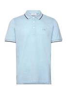 Polo Shirt W?. Contrast Piping Blue Lindbergh
