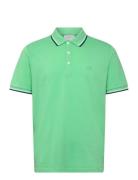 Polo Shirt W?. Contrast Piping Green Lindbergh