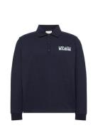 Ls Sueded Heavy Jersey Polo Navy Calvin Klein Jeans