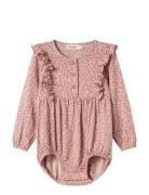Leo Roma Frill Ls Pink MarMar Copenhagen