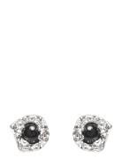 Ryper Earrings Silver-Plated Black Pilgrim