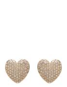 Dune Heart Earrings Gold-Plated Gold Pilgrim