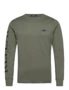 Long-Sleeved T-Shirt Regular Khaki Replay