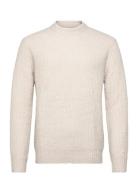Structure Knit Jumper Cream Lindbergh