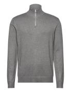 Ecovero Half Zip L/S Knit Grey Lindbergh