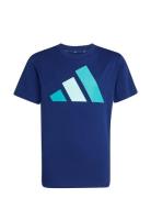 J Bl Tee 160 Blue Adidas Sportswear