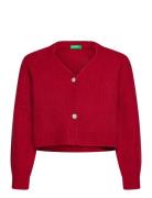 L/S Cardigan Red United Colors Of Benetton