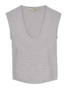 Rib Knit Top Grey REMAIN Birger Christensen
