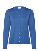 A8661, Milasz R-Neck Cardigan Blue Saint Tropez