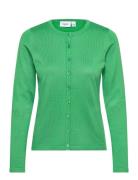 A8661, Milasz R-Neck Cardigan Green Saint Tropez