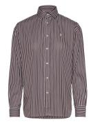 Relaxed Fit Striped Cotton Shirt Brown Polo Ralph Lauren