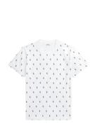Allover Pony Cotton Jersey Sleep Shirt White Polo Ralph Lauren