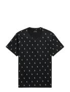 Allover Pony Cotton Jersey Sleep Shirt Black Polo Ralph Lauren