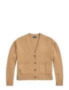 Wool-Blend V-Neck Cardigan Brown Polo Ralph Lauren