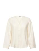 Slleodora Shirt Blouse Cream Soaked In Luxury