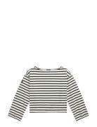 Striped Boatneck Mariner Tee Cream Polo Ralph Lauren