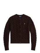 2/15 80-20 W/Cs Rws-Sweater-Cardiga Brown Polo Ralph Lauren