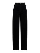 Cotton Corduroy Wide-Leg Pant Black Polo Ralph Lauren