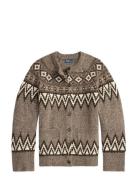 Fair Isle Wool-Blend Cardigan Brown Polo Ralph Lauren