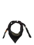 Belting-Print Silk Square Scarf Black Lauren Ralph Lauren