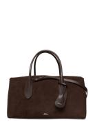 Bellport Suede Satchel Brown Polo Ralph Lauren