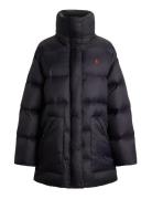 Quilted Hooded Down Jacket Black Polo Ralph Lauren