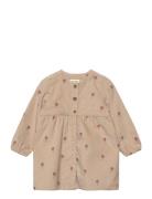 Dress Corduroy W. Lining Beige Minymo