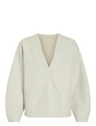 Vijuice Loose L/S Jacket - Noos Cream Vila